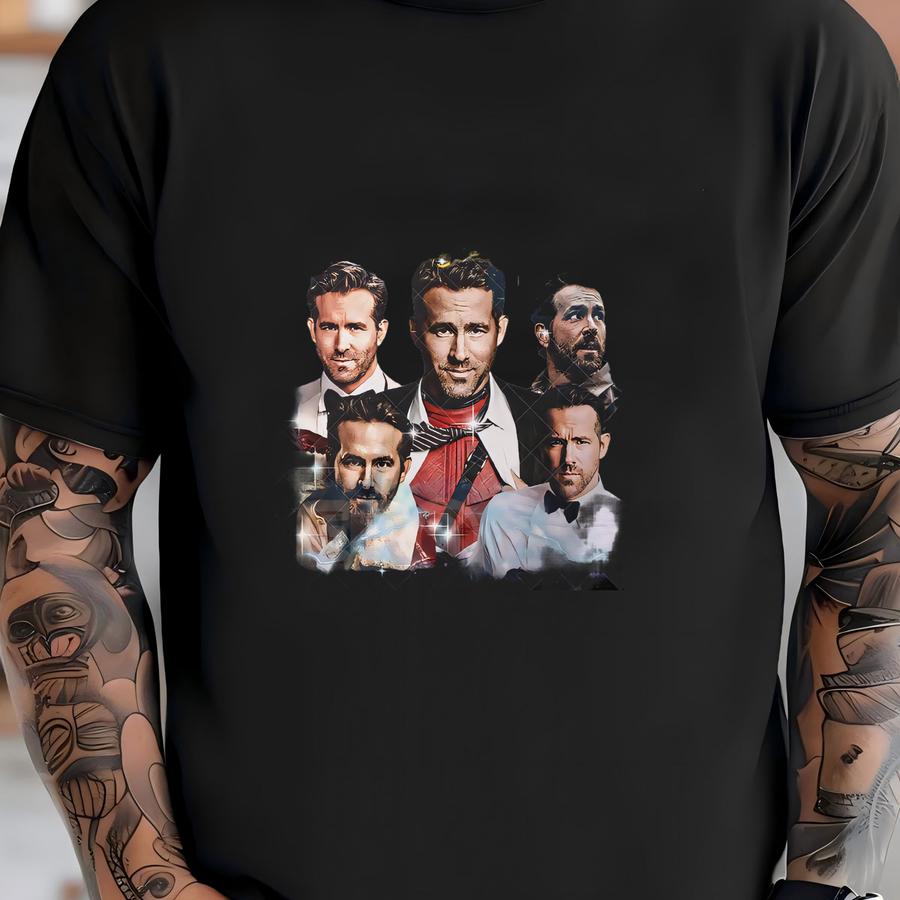 Ready And Custom Hoodie Ryan Reynolds Shirt Vintage Tee Unisex Adult And Youth Tee Vintage Crewneck Best Seller Long Sve And Hoodie T-shirt