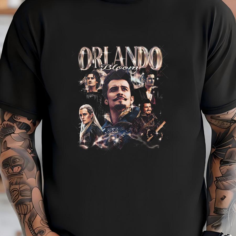 Ready And Custom Hoodie Orlando Bloom Shirt Vintage Tee Unisex Adult And Youth Tee Vintage Crewneck Best Seller Long Sve And Hoodie T-shirt