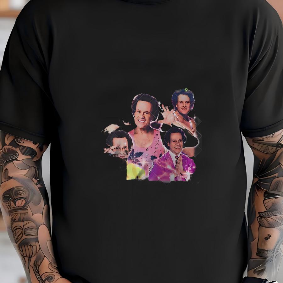Ready And Custom Hoodie Richard Simmons Shirt Vintage Tee Unisex Adult And Youth Tee Vintage Crewneck Best Seller Long Sve And Hoodie T-shirt