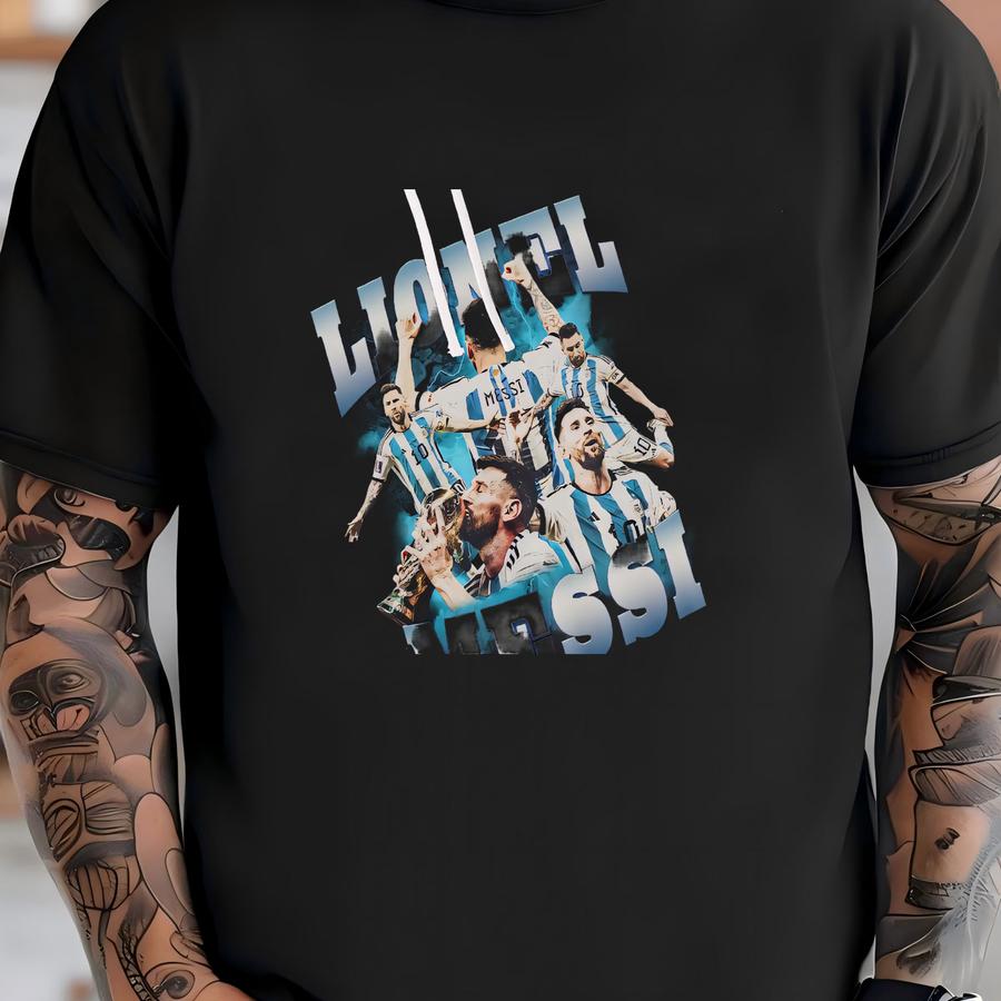 Lionel Messi Hoodie - Graphic Hoodie - Skeleton Shirt - - Gift Hoodie - Vintage - Skeleton Football - Messi Soccer T-shirt