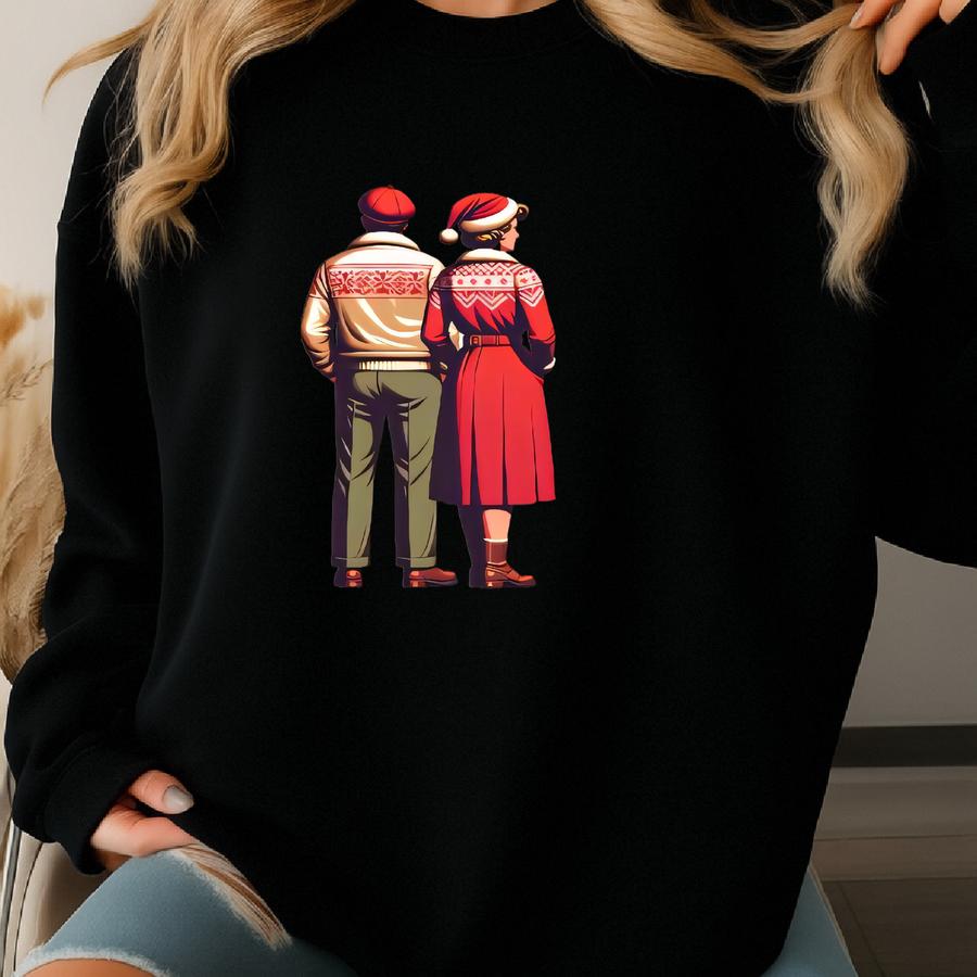 Family Christmas Ornament, Dog Parents Tree Ornament, Personalized Ornament With Names, Custom Name Ceramic Ornament, Christmas Tree Decor Sweatshirt