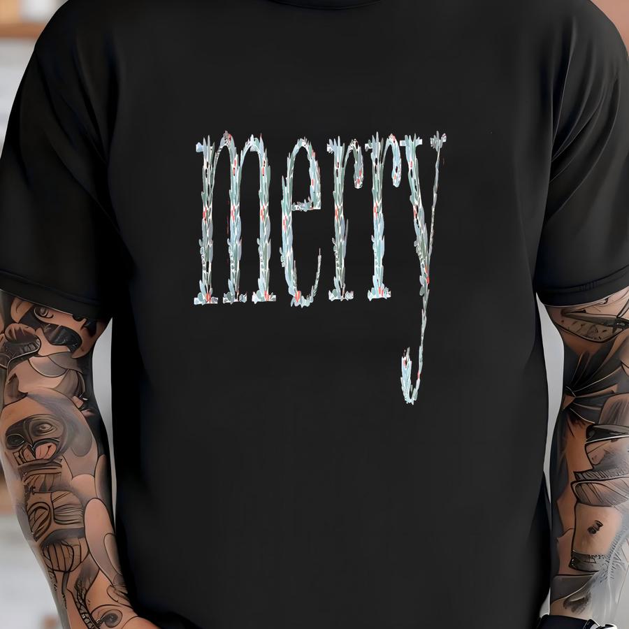 Merry Christmas Tee Christmas Shirt Unisex Christmas Shirt Holiday Shirt T-shirt