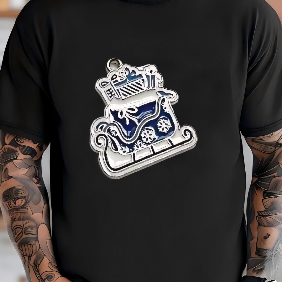 Christmas Winter Drink Charms Surprise Set Of 6 / Wine Glass Markers / Holiday Hostess Gift T-shirt