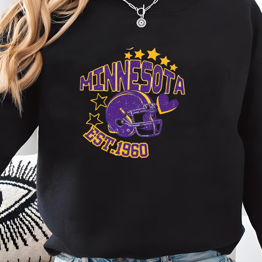Minnesota Football Sweatshirt: Game Day Crewneck Sweatshirt