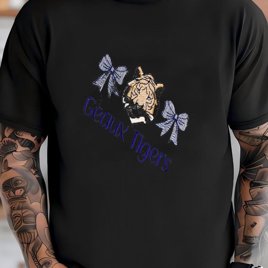 Girls Geaux Tigers Sweater - Baby/toddler Custom Gameday Sweater - Girls Louisiana State University Pullover T-shirt