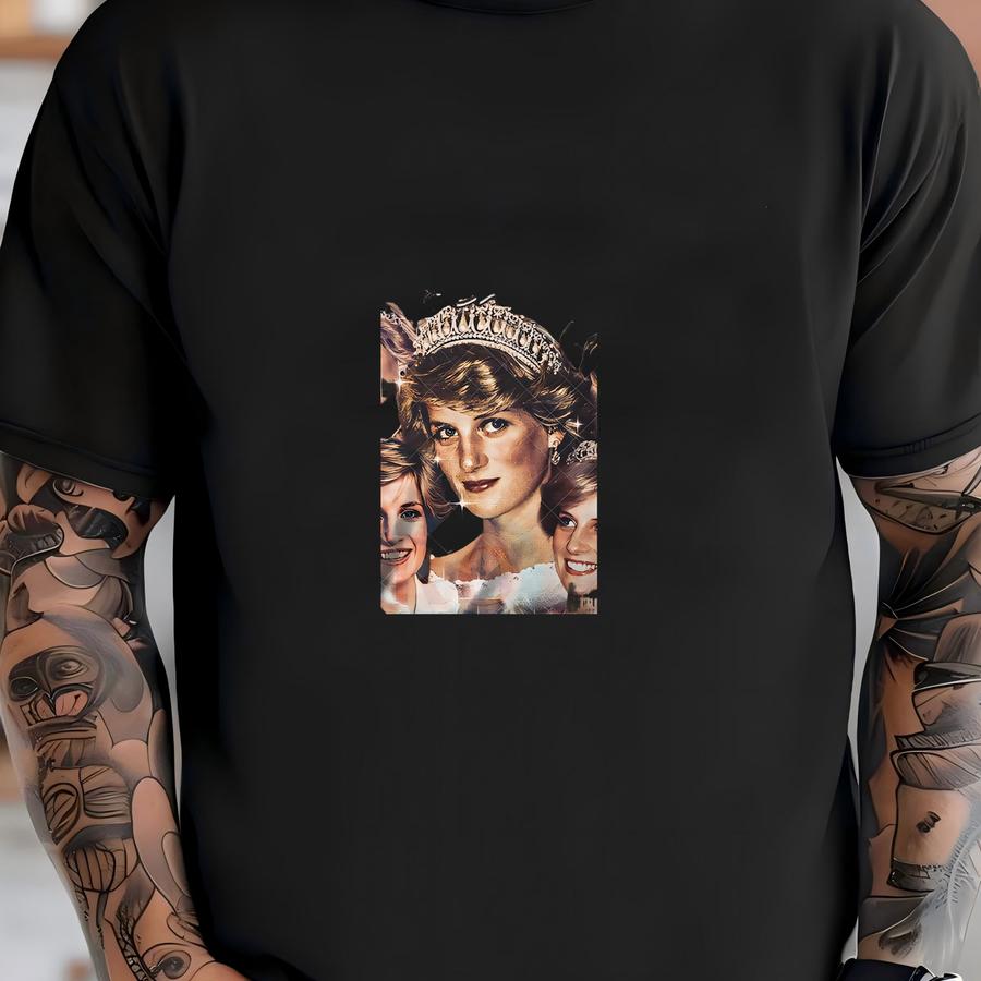 Ready And Custom Hoodie Princess Diana Shirt Vintage Tee Unisex Adult And Youth Tee Vintage Crewneck Best Seller Long Sve And Hoodie T-shirt
