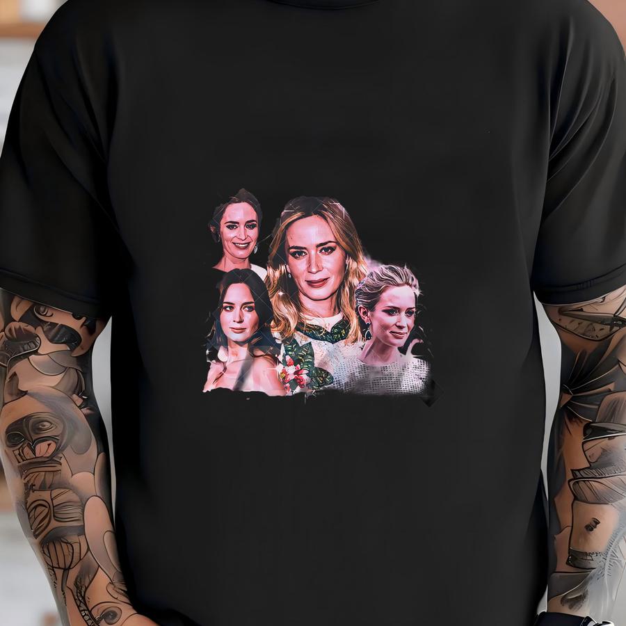 Ready And Custom Hoodie Emily Blunt Shirt Vintage Tee Unisex Adult And Youth Tee Vintage Crewneck Best Seller Long Sve And Hoodie T-shirt