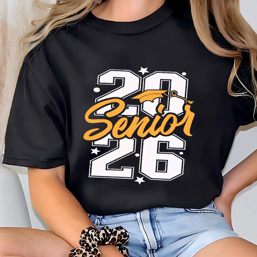 Graduate Matching Sweatshirt, Back To School Hoodie, High School College, Senior Class Of 2026 Sweatshirt, Graduating In 2026 Hoodie, E1231 T-shirt