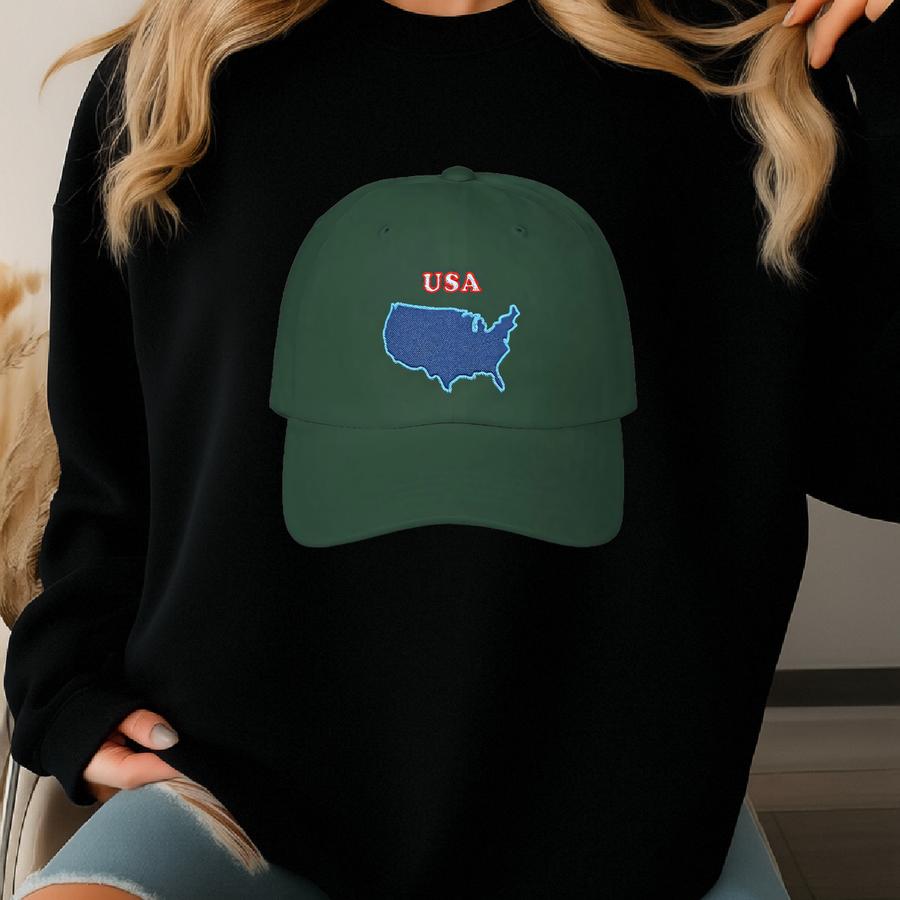 Usa Classic Dad Cap Sweatshirt