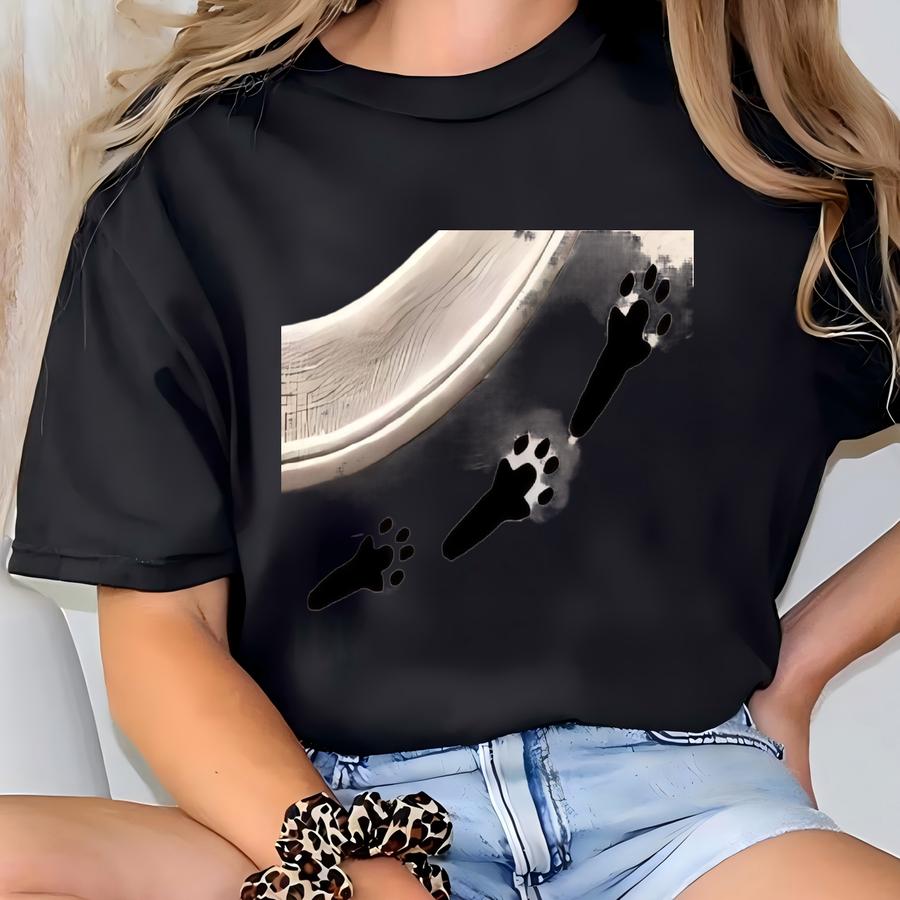 Custom Pet Sweatshirt: Dog, Cat, Bunny Footprint Sweater T-shirt