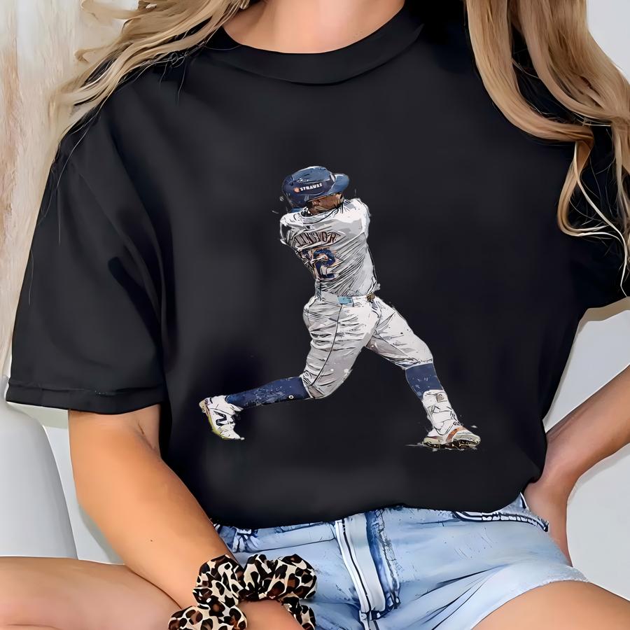 Francisco Lindor Poster New York Mets Wall Art Print Baseball Artwork Mlb Sports Framed Canvas Print Home Decor Gift M137 Christmas Gift T-shirt