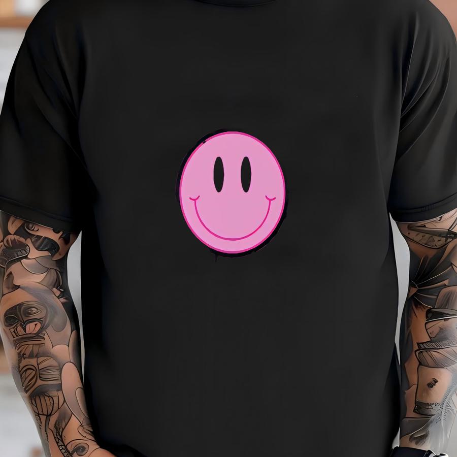Youth Valentine Sweatshirt: Pink Face, Hearts T-shirt