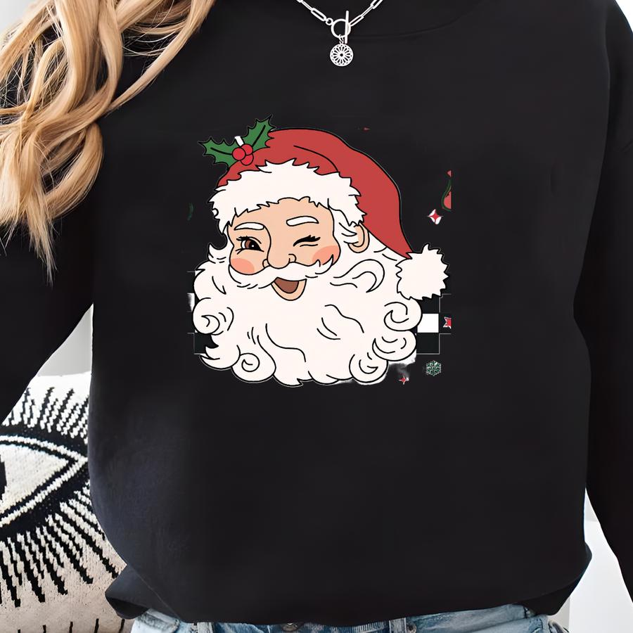 Digital Png File Santa Is Also A Social Worker Funny Design To Be Printed And Used In T-shirts, Mugs, Etc. Sweatshirt