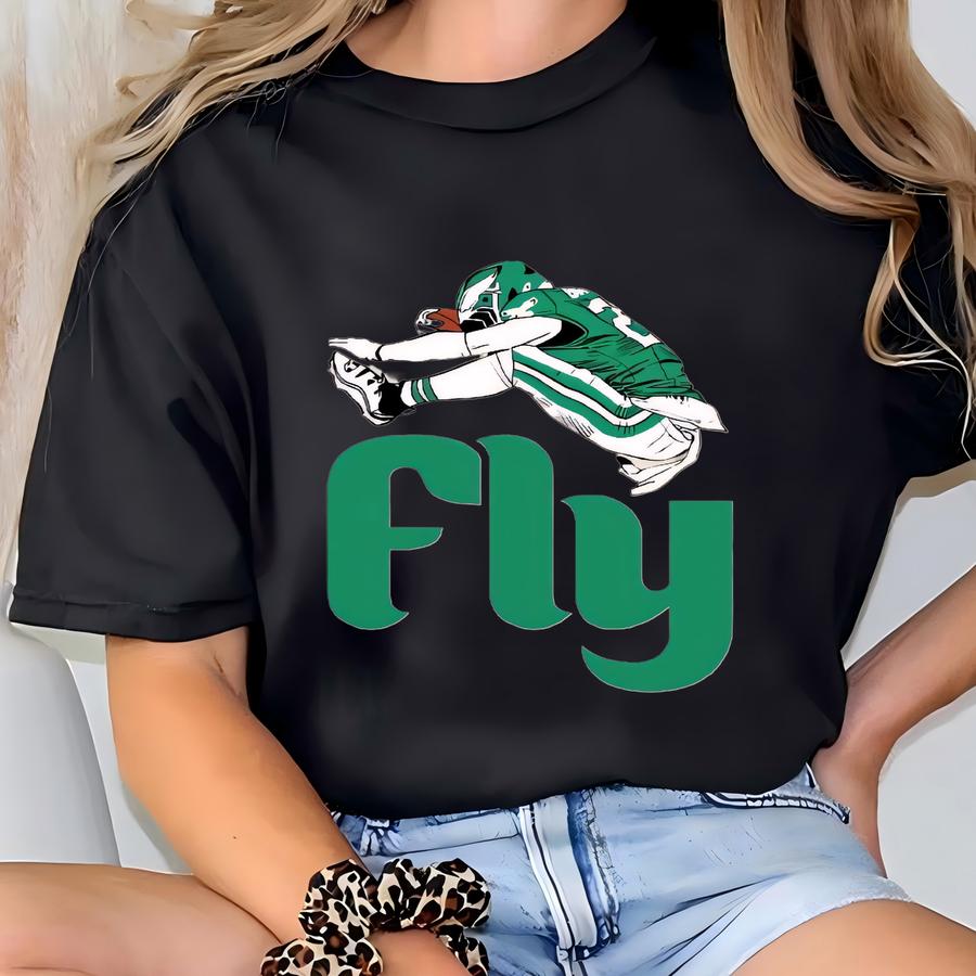 Fly Barkley Hurdle Backwards Sweatshirt Crewneck Hoodie Unisex Football Philly Vintage Style Sweatshirt, Green Gift, Kelly Green Sweatshirt T-shirt