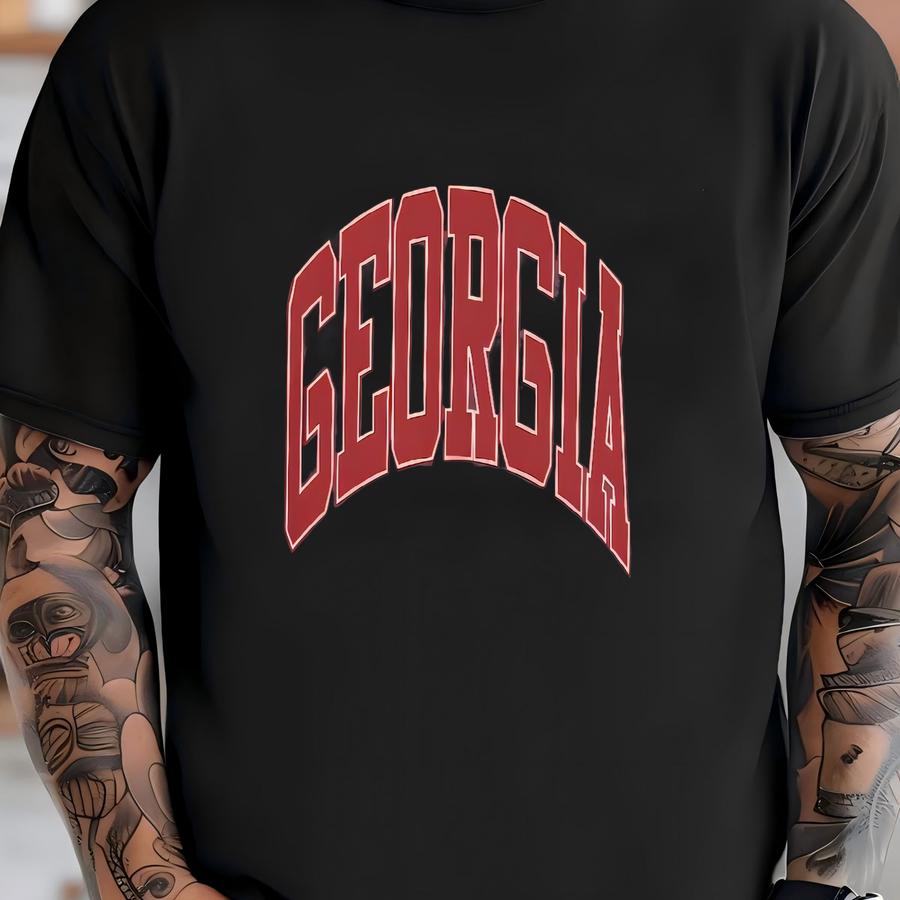 Kids Georgia Shirt, Game Day Shirt, Georgia Football, Varsity Letter, Vintage Georgia Shirt, Georgia Basketball, Georgia Gift T-shirt