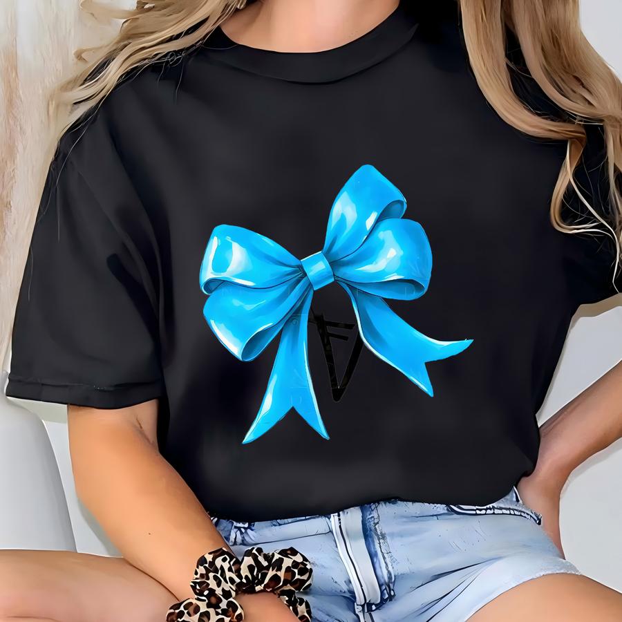 Basketball Net With Bow Design, Custom Team Name And Colors. Svg, Png. , Sublimation, Basketball Mom, Can Customize! Coquette Bb T-shirt