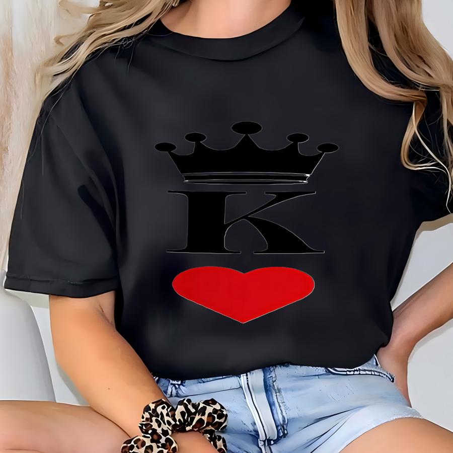 King And Queen Mugs Custom Couple Mug Husband And Wife Coffee Cups Valentine's Day Gift For Couples Anniversary Gift Wedding Party Present T-shirt