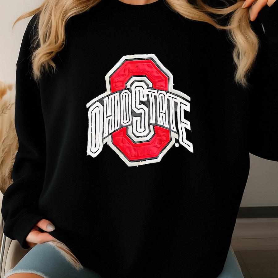 Vintage Ohio State Buckeyes Hoodie Sweatshirt Size Medium May Fit Small Quality Logo Sweatshirt