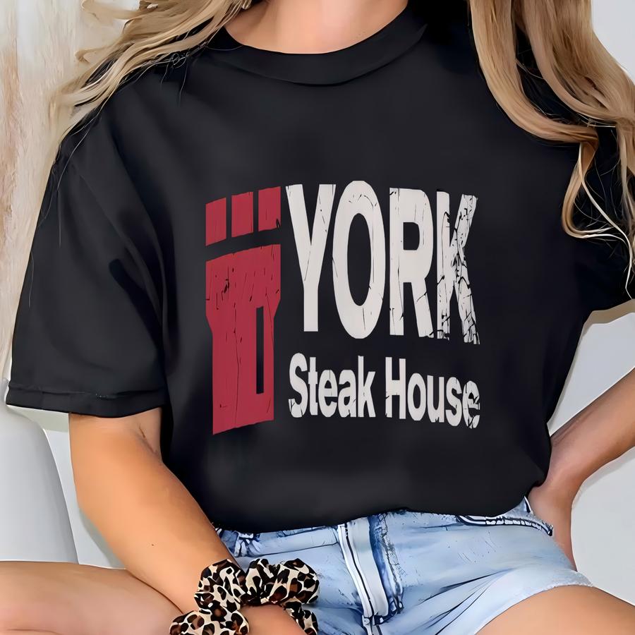 York Steak House Unisex Retro Crewneck Sweatshirt Bygone Brand T-shirt