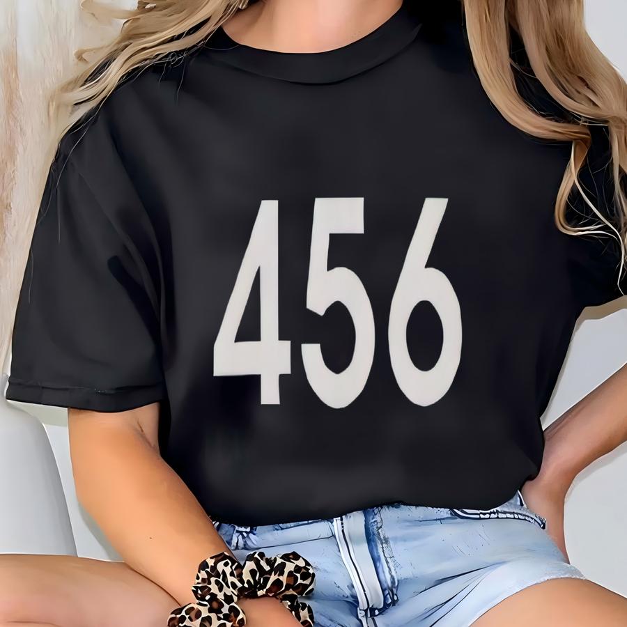 Games Y Sweatshirt, Personalized Player Shirt, Custom Number Crewneck, 456 Shirt, K-drama Shirt, Squid Shirt Costume T-shirt