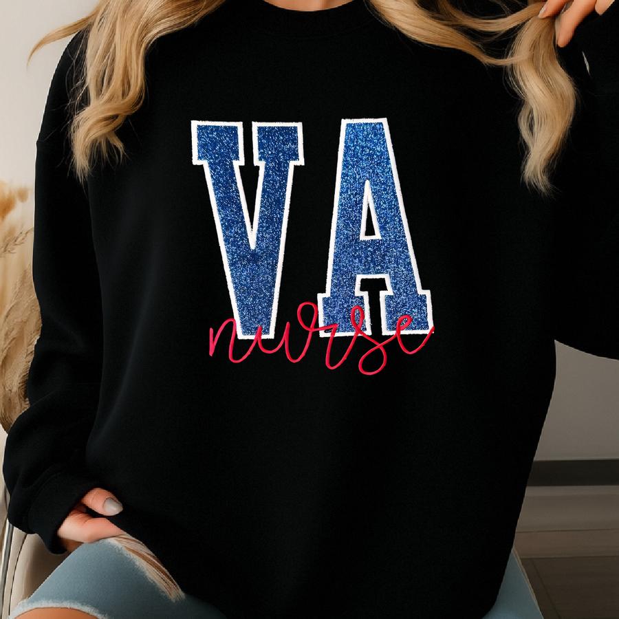 Va Nurse Sweatshirt, Veterans Affairs Nurse, Va Nurse, Gift, Nurse Gift, Gift For Her, Nursing Gift, Nurses Week Sweatshirt