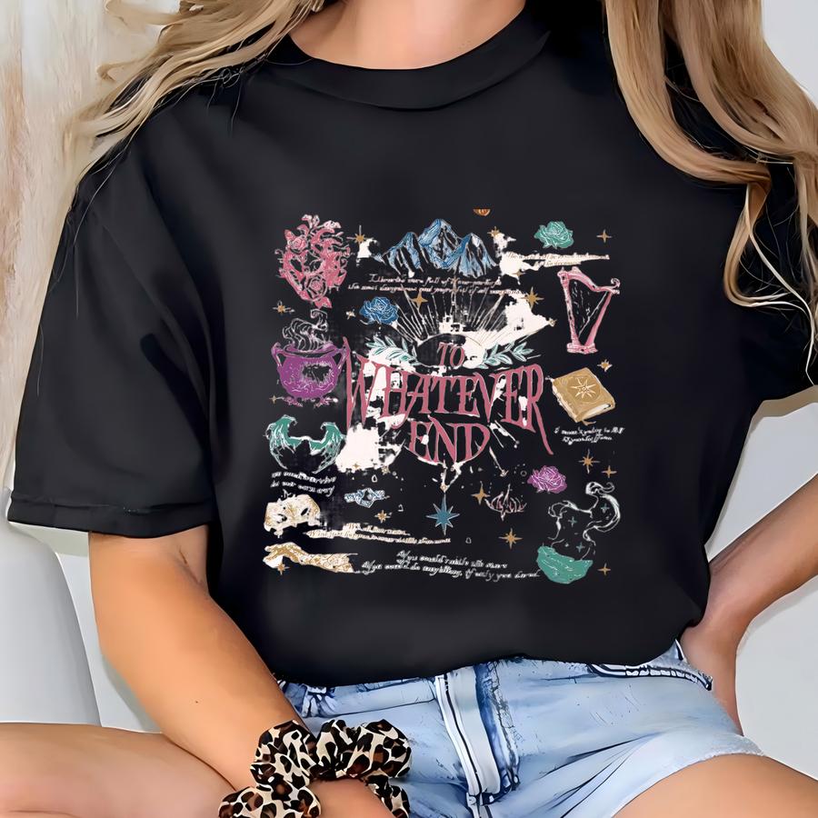 Velaris Shirt, To Whatever End Shirt, City Of Starlight Shirt, Book Lover Gift, Bookish Shirt, Book Lover Gift, Book Quote Sweatshirt T-shirt