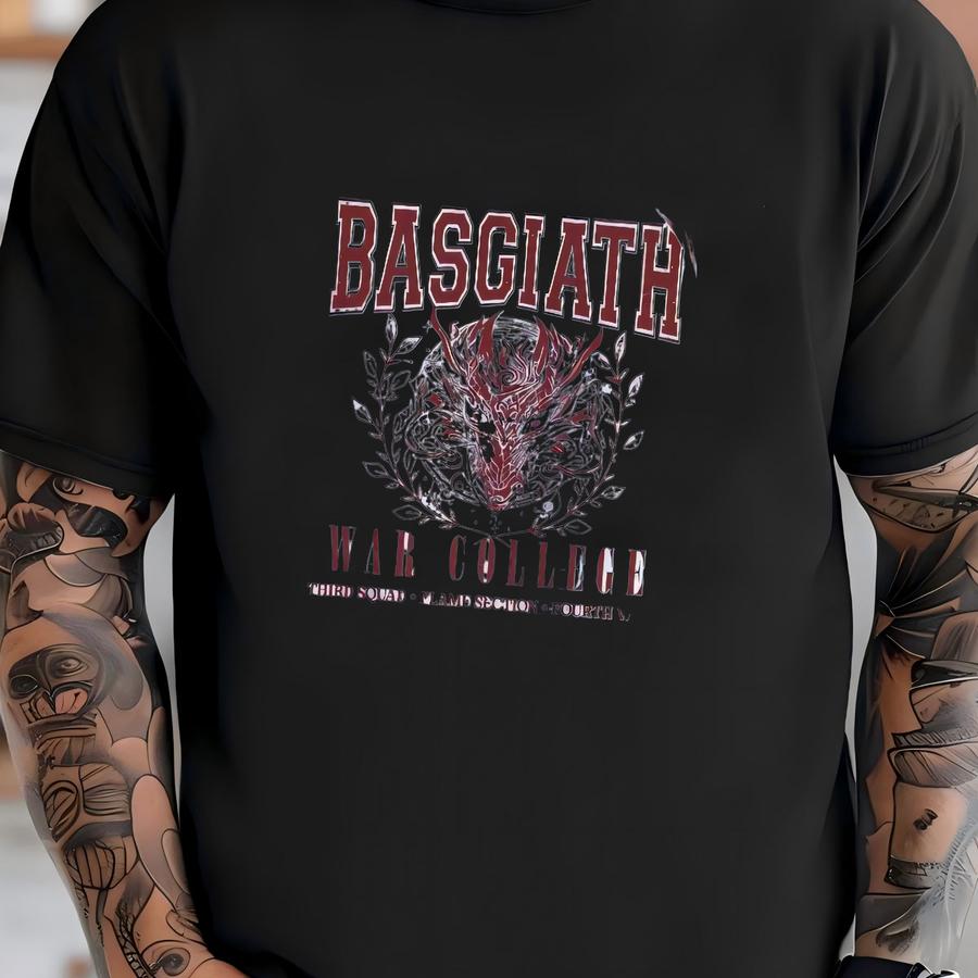 Fourth Wing Dragon Sweater, Basgiath War College Shirt, Dragon Rider Sweatshirt, Bookish Sweater, Empyrean Series, Fourth Wing Shirt T-shirt