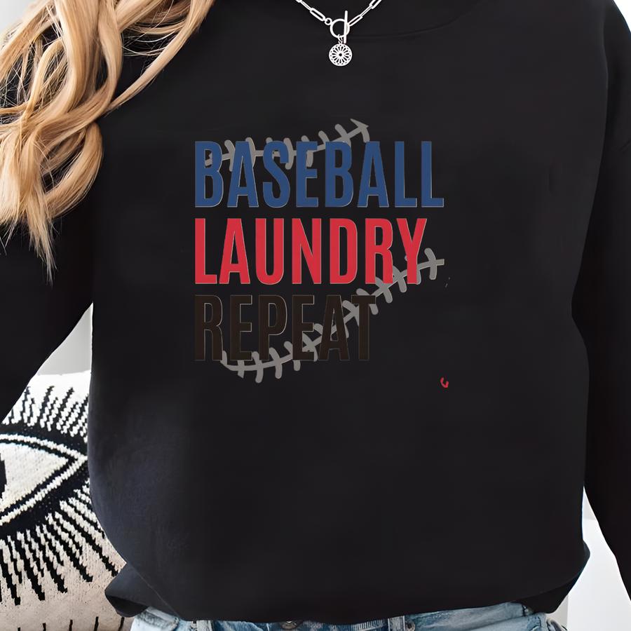 Funny Baseball Mom Sweatshirt With Name On Sve, Custom Baseball Mama Sweater, Game Day Crewneck, Baseball Mom Gift, Baseball Season Shirt Sweatshirt
