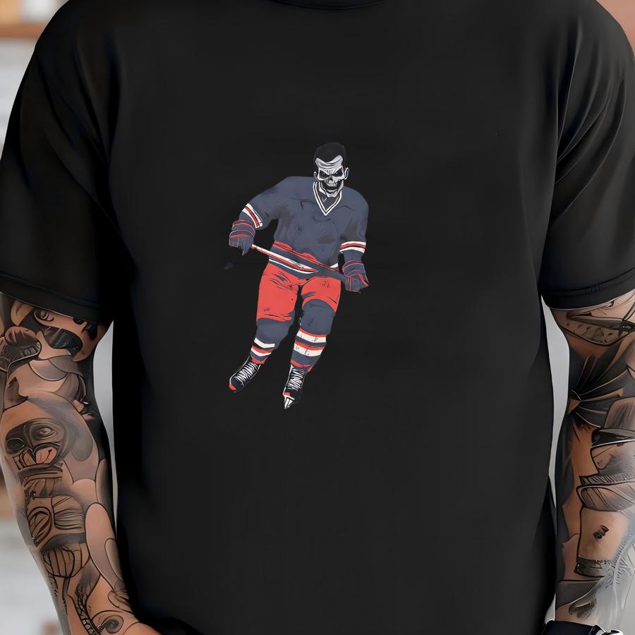 Columbus Hockey Crewneck, Retro Team Sweatshirt, Sports Clothing, Hockey Fan Gift, Hockey Lover Apparel, Vintage Merch, Blue Jacket Shirt T-shirt