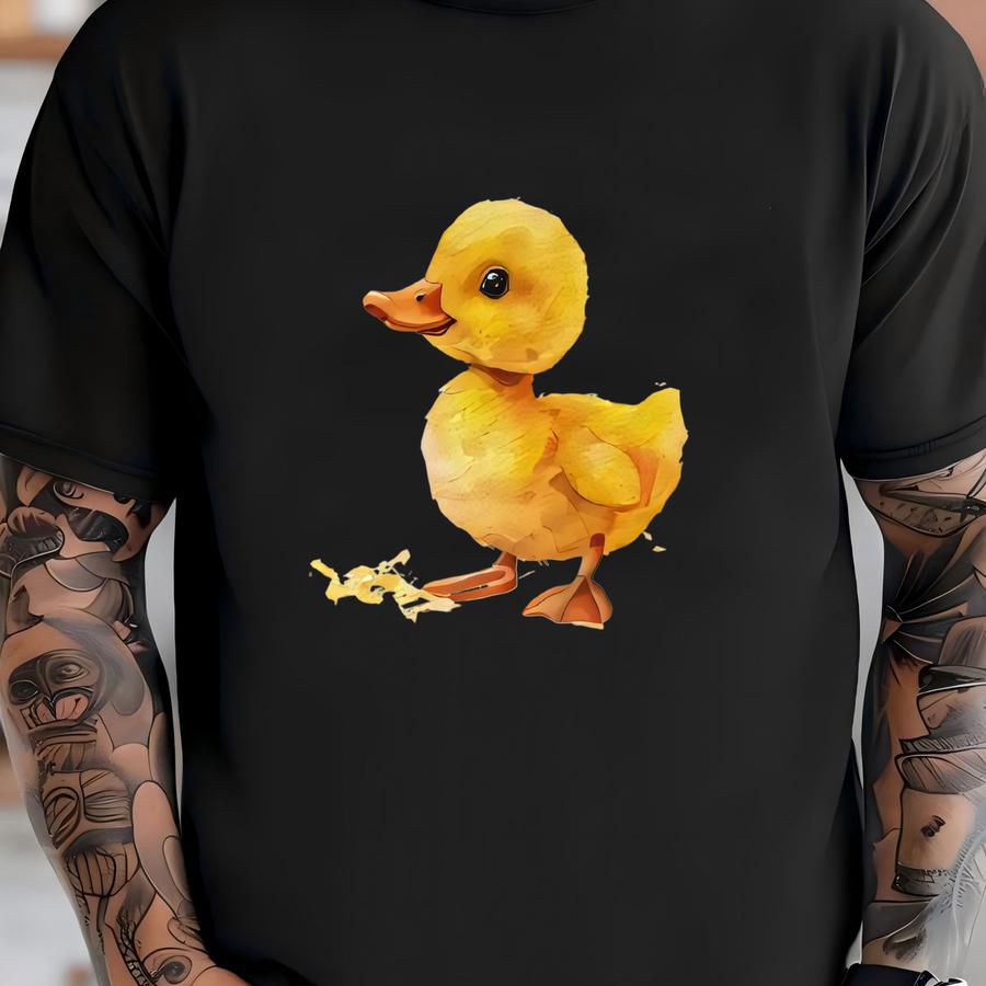 Retro Duckling Toddler Sweatshirt - Baby Duck Vintage Pullover - Cute Natural Kids Crew Neck T-shirt
