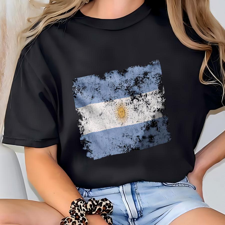 Argentina Flag Hoodie T-shirt