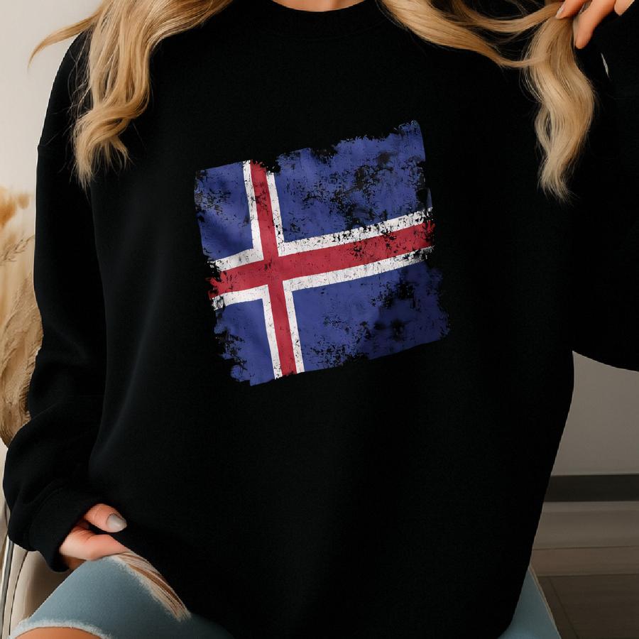 Iceland Flag T-shirt Sweatshirt