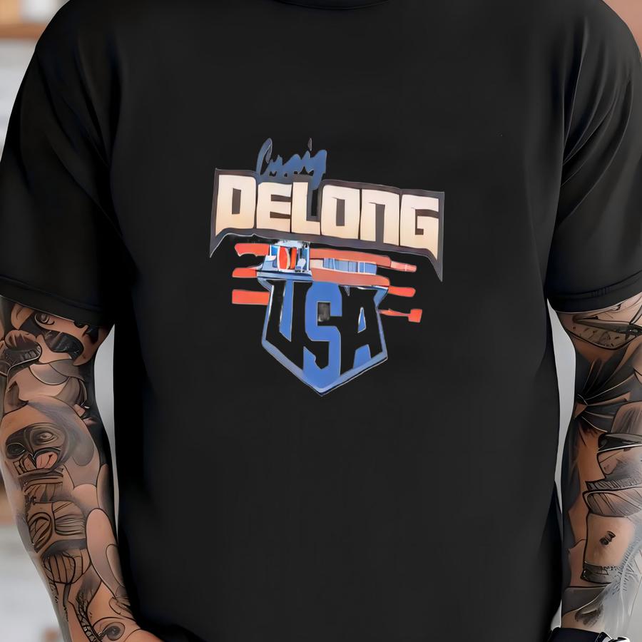 Vintage Usa Craig Delong Racing Hoodie White Xl T-shirt