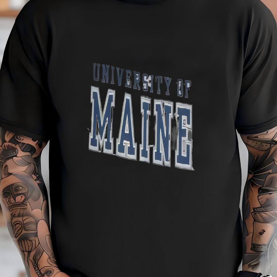 Vintage Jansport University Of Maine Hoodie Long Sve Grey Xl T-shirt