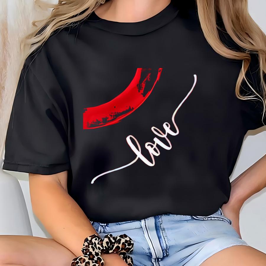 Valentine's Sweatshirt, Love Sweatshirt, Heart Elbow Sweater, Heart Elbow Patches Sweater, Gift For Her, Cute Valentine's Gift T-shirt