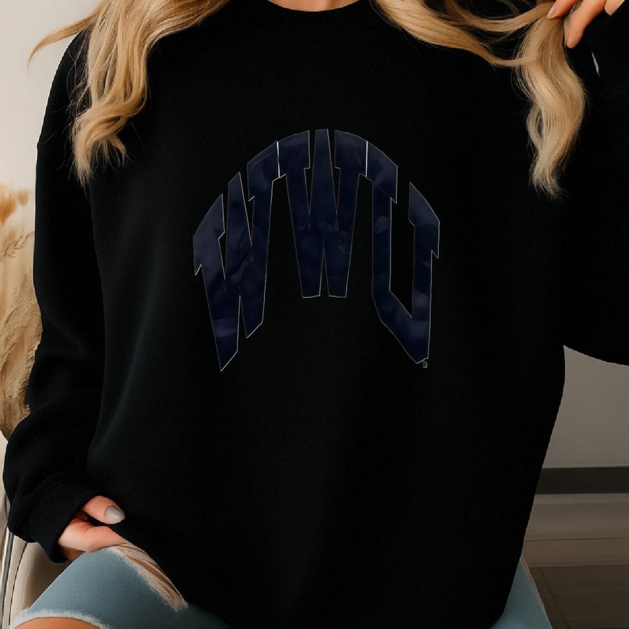 Vintage Ncaa Western Washington Sweatshirt Western Washington Crewneck Jumper Western Washington Pullover Sweater Y Logo White Sweatshirt