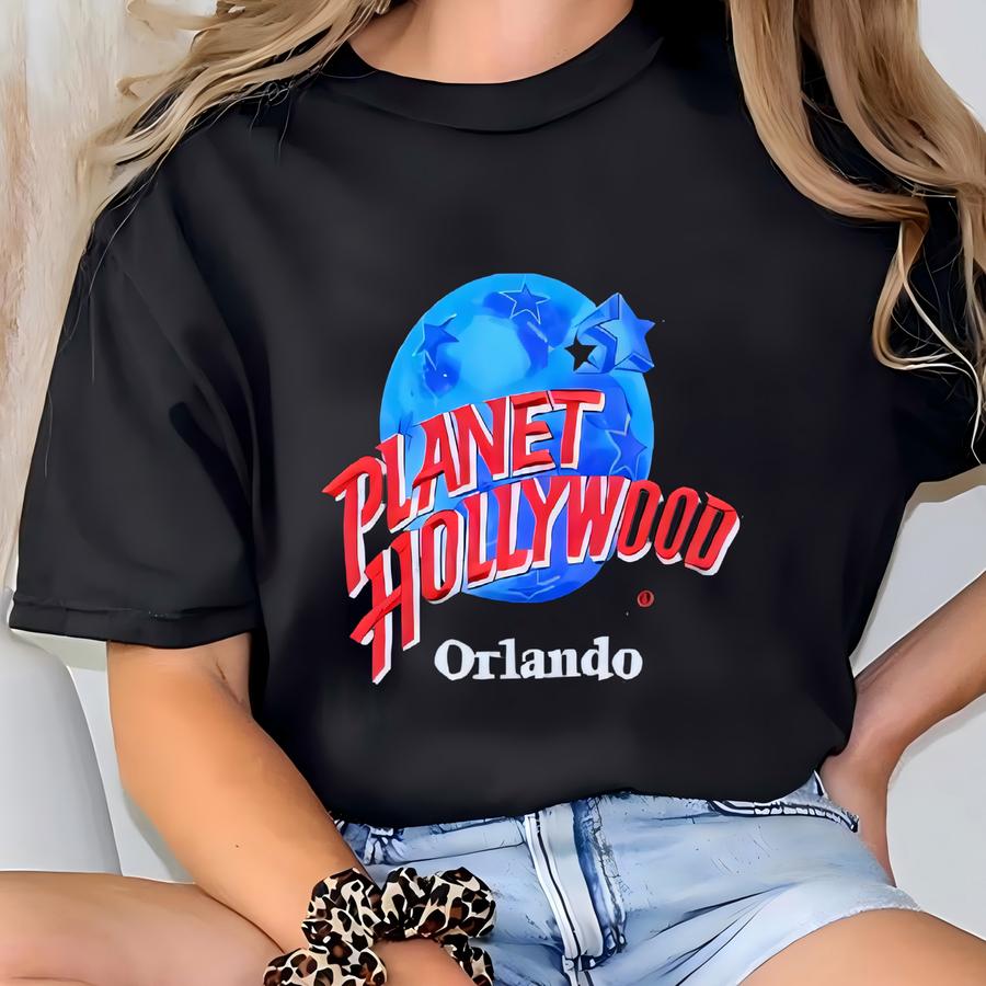 Vintage Planet Hollywood Orlando Sweatshirt Planet Hollywood Pullover Sweater Planet Hollywood Crewneck Jumper Planet Hollywood Y T-shirt