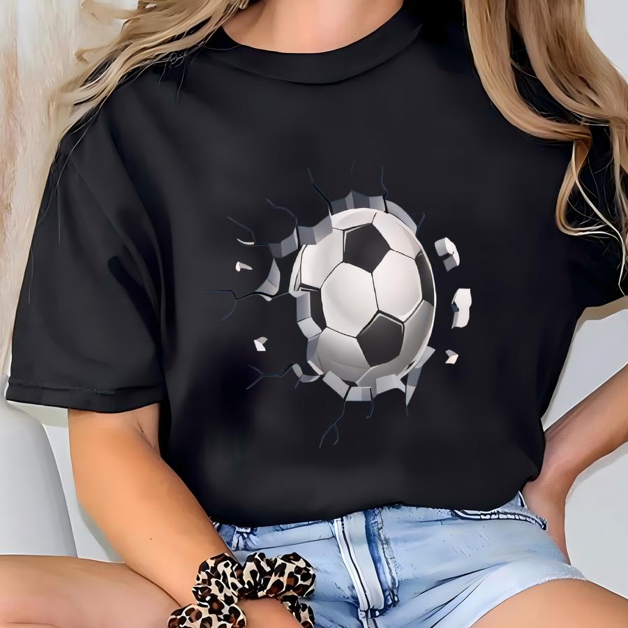 Soccer Lover Adult Hoodie Sports Fan Apparel Outdoor Goal Field Sweatshirt Team Sports United Kingdom England Football Black And White Ball. T-shirt
