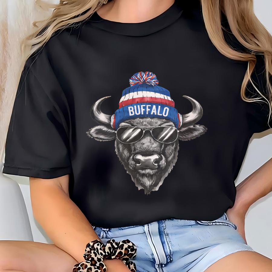 Buffalo Football Crewneck Sweatshirt, Vintage Fan Gifts For Game Day, Sports Apparel, Unisex Buffalo Sweatshirt, Football Fan Gear T-shirt