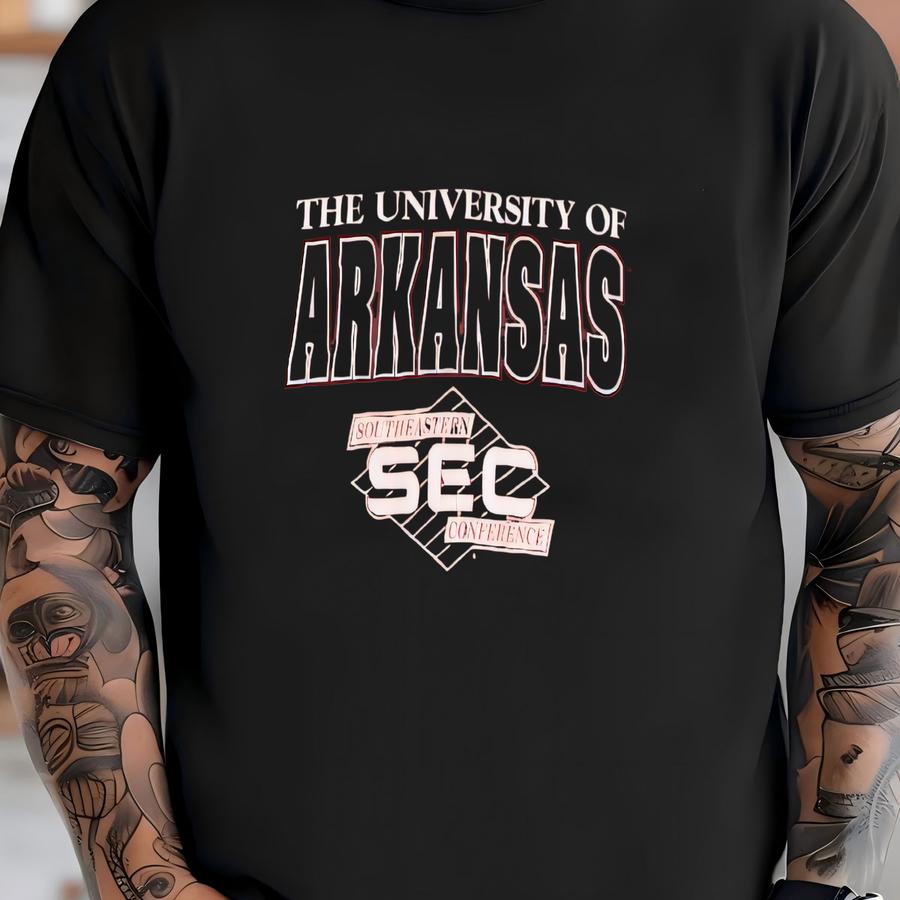 Vintage University Of Arkansas Hoodie Red Xl T-shirt