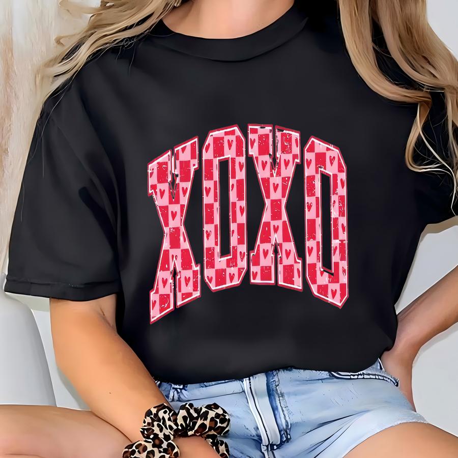 Xoxo Coquette Bows Valentines Shirt/sweatshirt, Matching Teacher Coquette Valentine Shirt, Girly Mommy And Me Shirt For Valentine's Day T-shirt