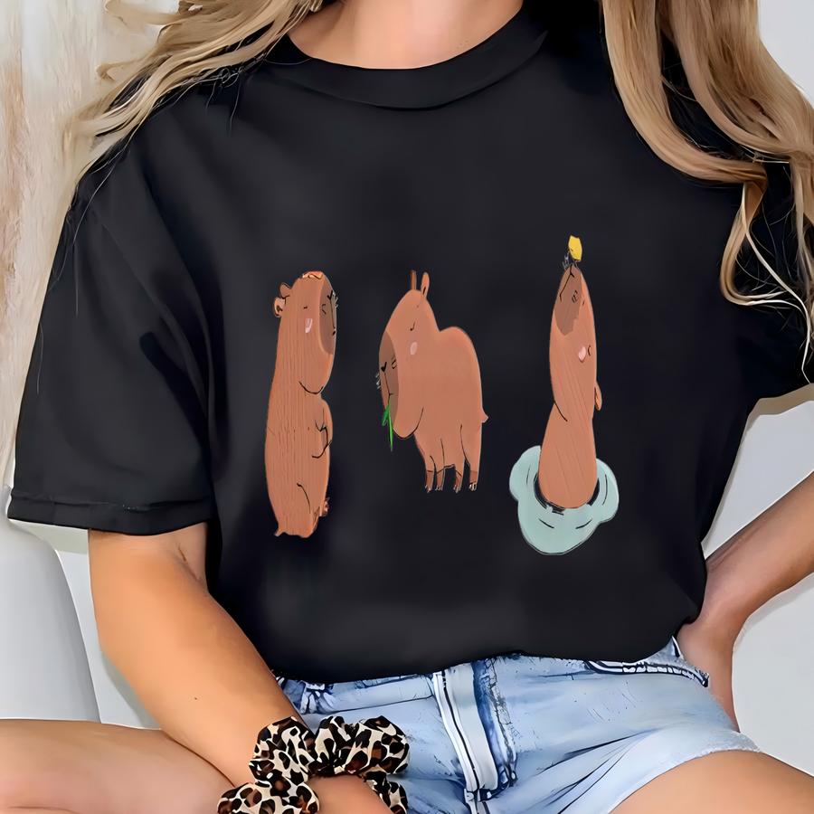 Capybara Sweatshirt, Capybara Crewneck, Capybara Sweater, Cute Capybara Sweatshirt, Capybara Gift, Capybara Lover Sweatshirt T-shirt