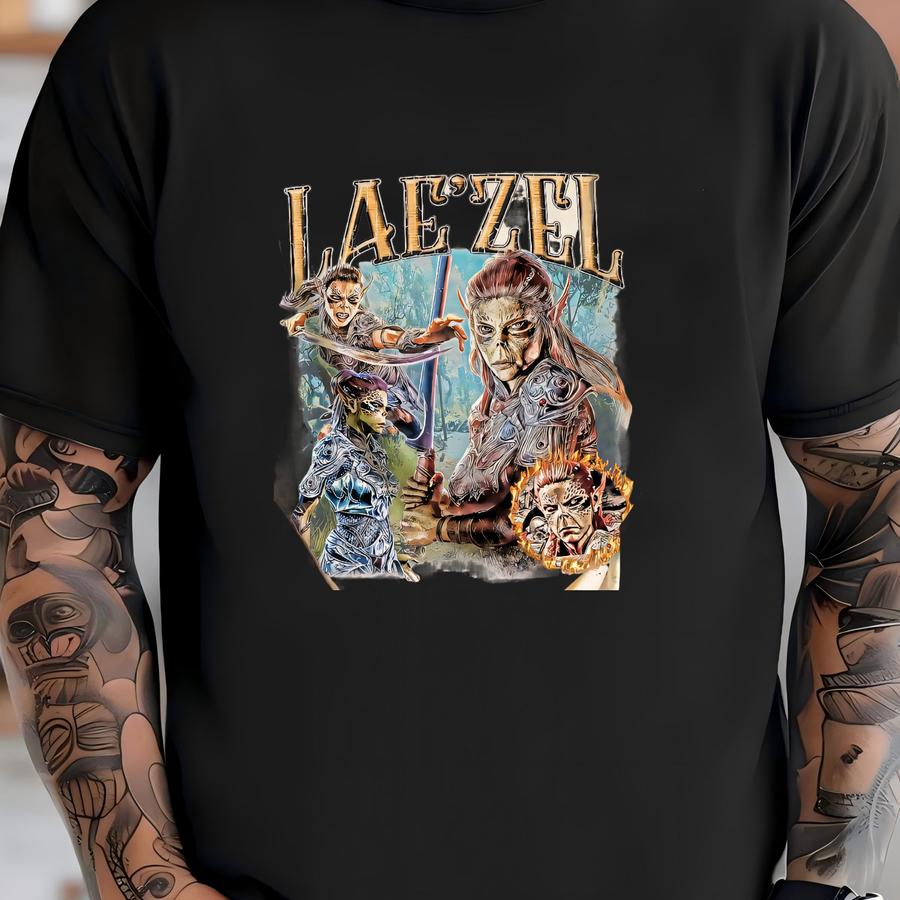 Limited Lae'zel T Shirt, Vintage Lae'zel Shirt, Unisex Shirt Bx8 T-shirt