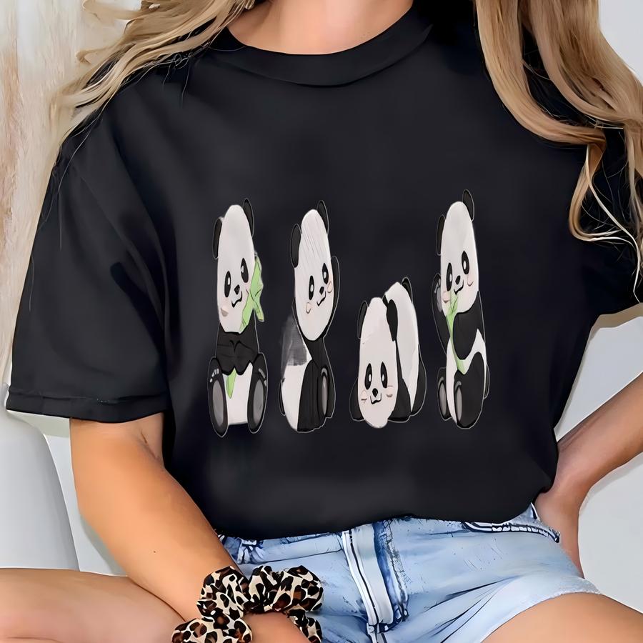 Panda Sweatshirt, Panda Sweater, Panda Lover Sweatshirt, Cute Panda Sweatshirt, Panda Shirt, Animal Lover Gift T-shirt