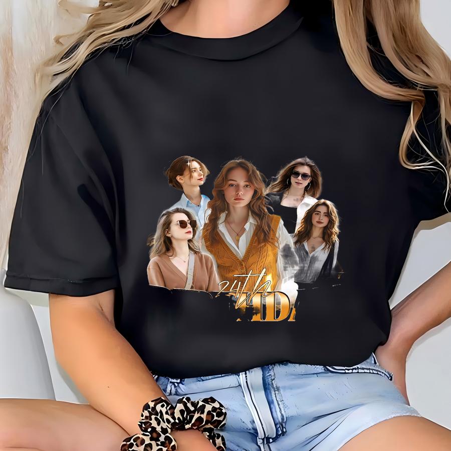 Custom Birthday Photo Collage Shirt, Matching Birthday Custom Retro Shirt, Bootleg Retro Shirt, Custom Photo And Name Tee, Birthday Gift Tee T-shirt