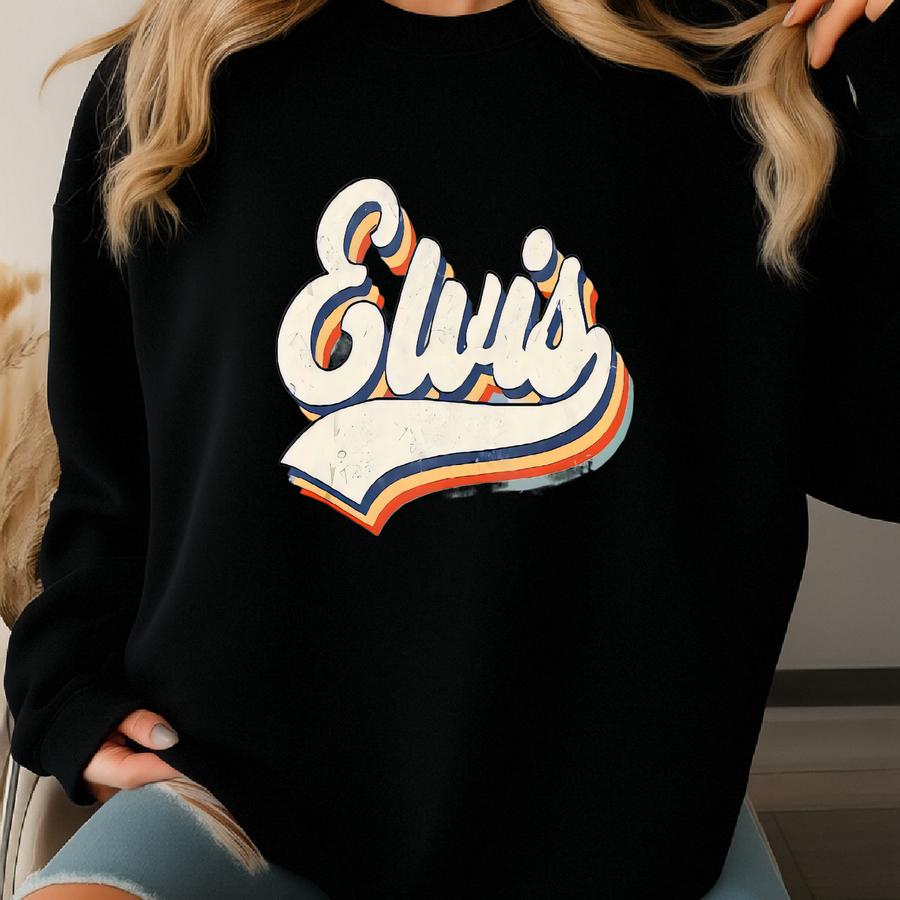Elvis Sweatshirt, Elvis Hoodie, Rock N Roll Shirt, Elvis Presley Shirt, Elvis Fan Gift, Rock Band Shirt, Rock Sweatshirt, Gift For Her, Him Sweatshirt