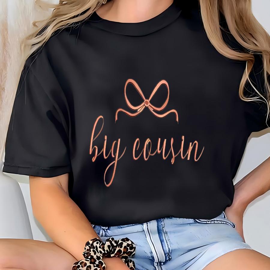 Big Cousin Toddler Sweatshirt, Biggest Cousin Shirt, Big Cousin To Be Shirt, Little Cousin Shirt, Littlest Cousin Shirt T-shirt