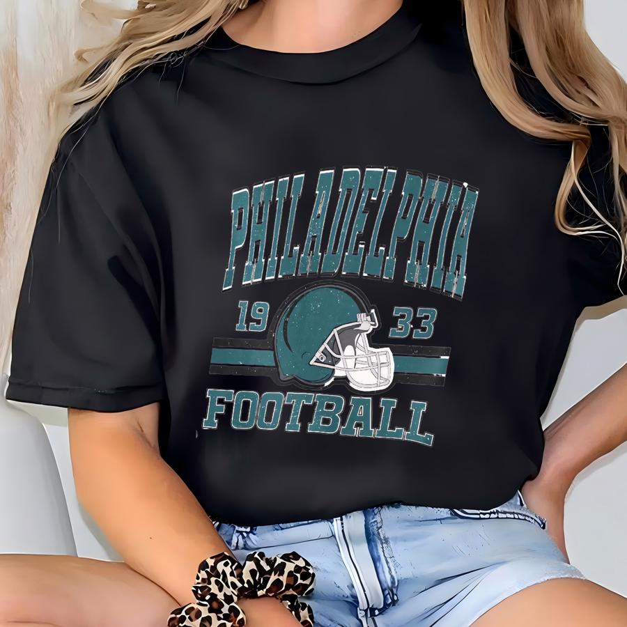 Retro Philadelphia Football Hoodie, Philadelphia Game Day Sweatshirt, Philadelphia Football Fan Gift, Vintage 80s Style Philadelphia Apparel T-shirt