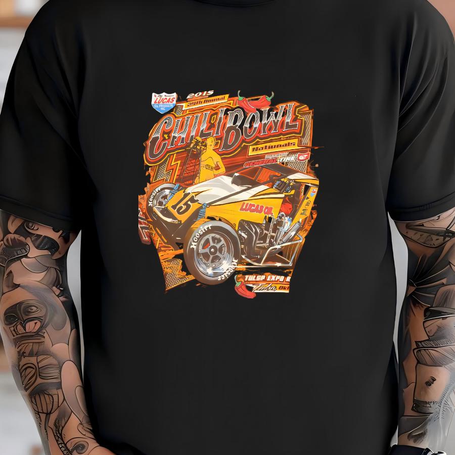 Vintage Chili Bowl Hoodie Long Sve Orange Small T-shirt