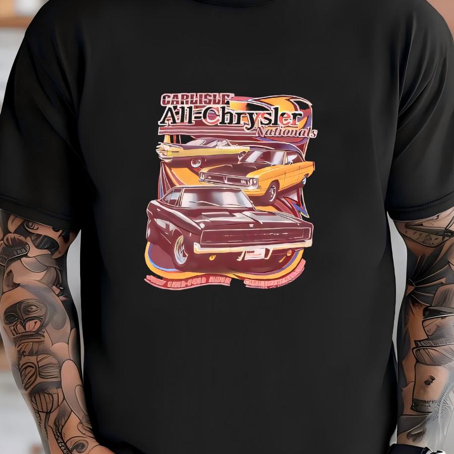 Vintage All-chrysler Hoodie Red Xxl T-shirt